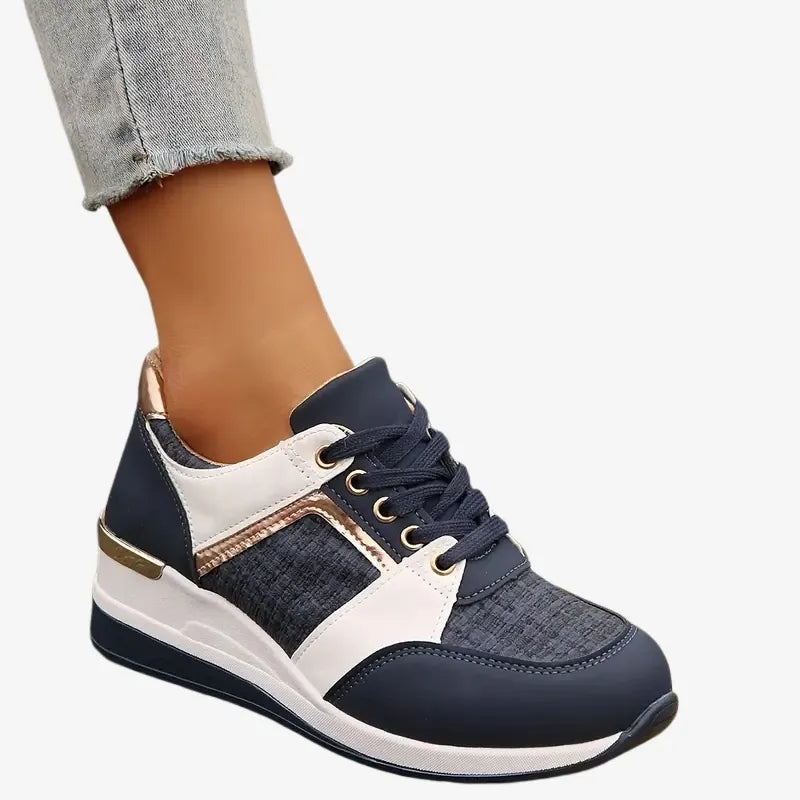 Gold Elegance Sneakers