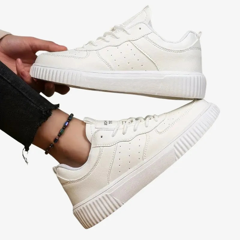 White Pureline Sneakers