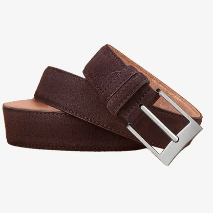 Ceinture Daim Bordeaux