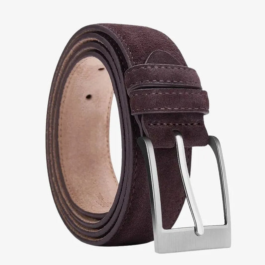 Ceinture Daim Bordeaux