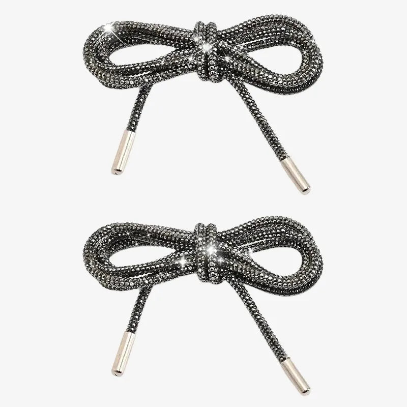 Lacets Strass "Black Spark"