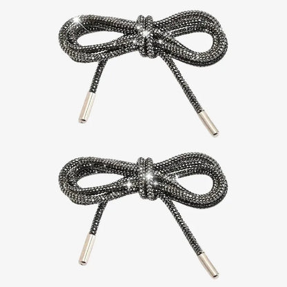 Lacets Strass "Black Spark"