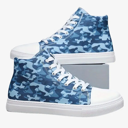 Baskets Camouflage Bleu