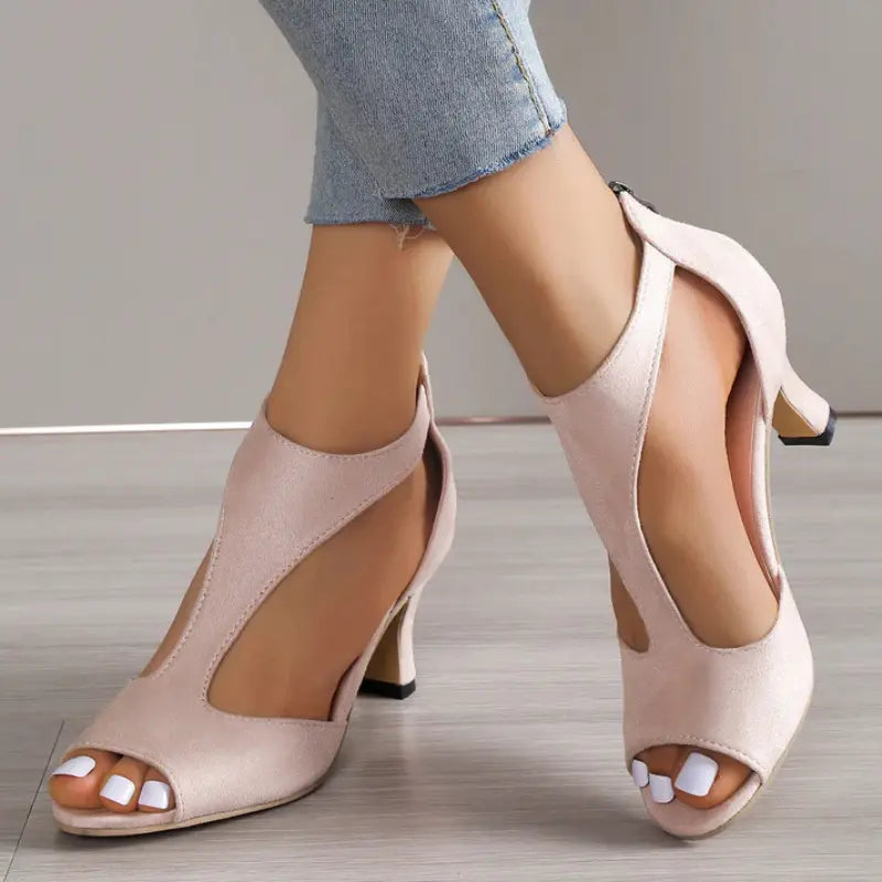 Chaussures Orthopédiques à Talon en Cuir - OrthoElegance™