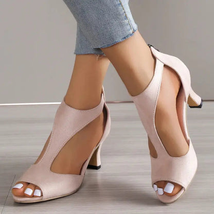 Chaussures Orthopédiques à Talon en Cuir - OrthoElegance™