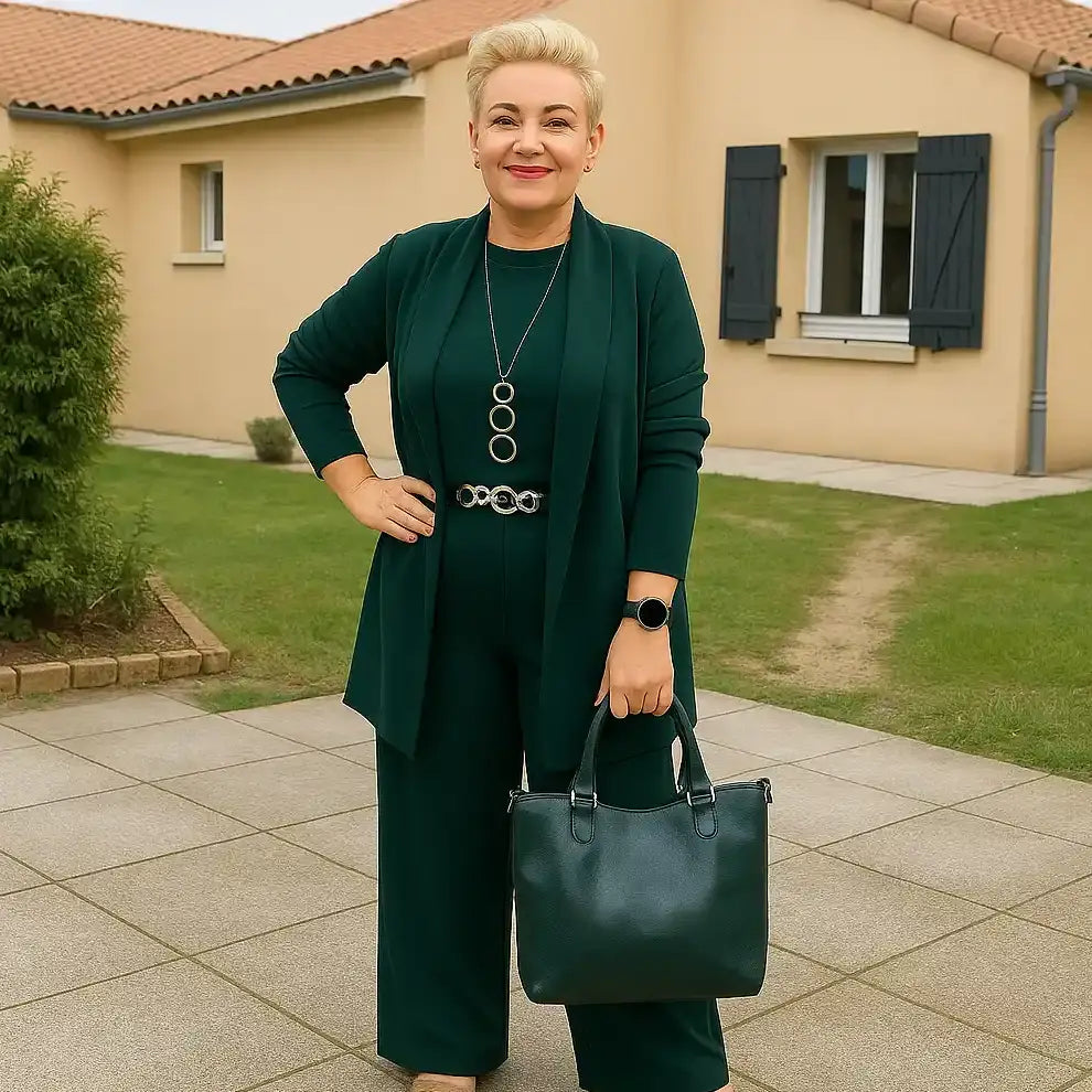 Cardigan top and pants