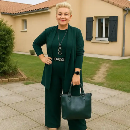 Cardigan top and pants