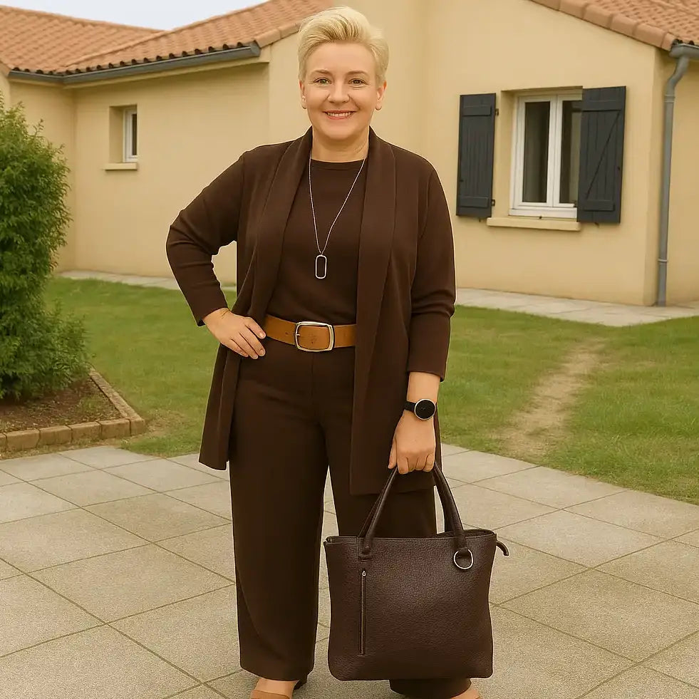 Cardigan top and pants