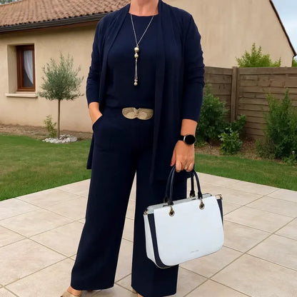 Cardigan top and pants