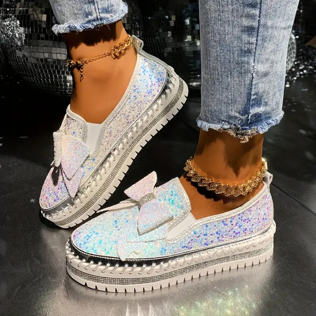 Mocassins pailletés
