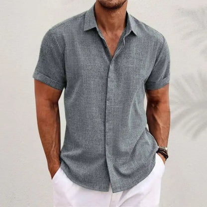 Chemise Légère en Lin – BreezeFit™