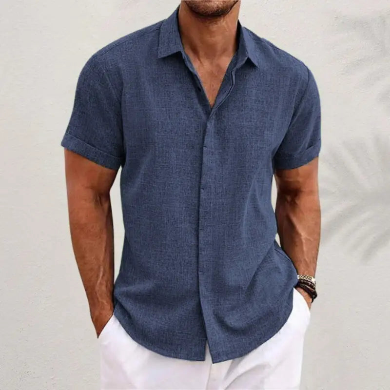Chemise Légère en Lin – BreezeFit™