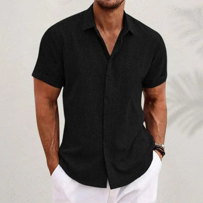 Chemise Légère en Lin – BreezeFit™