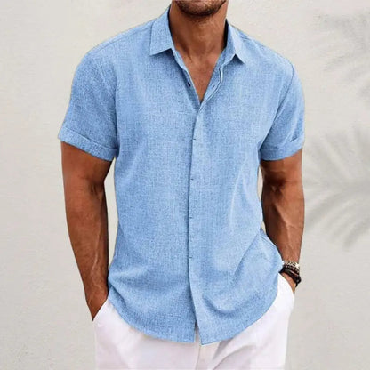 Chemise Légère en Lin – BreezeFit™