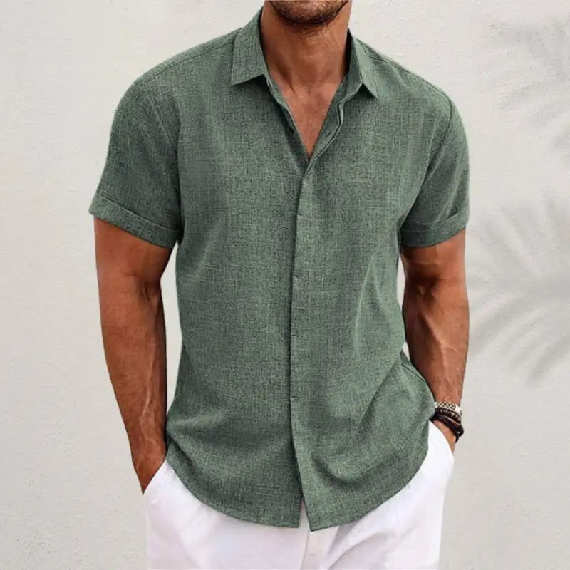 Chemise Légère en Lin – BreezeFit™